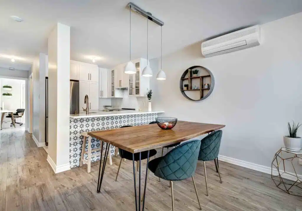 cuisine américaine d'un logement F2 en corse du sud