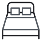 icone d'un lit