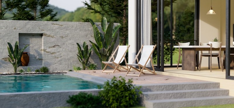 Immobilier de luxe avec piscine près d'Ajaccio