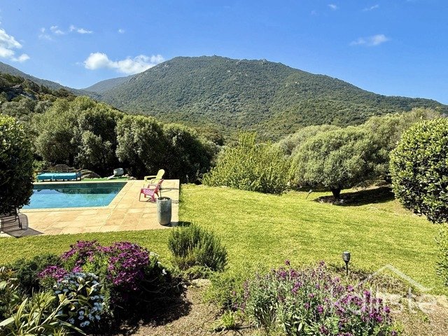 Deux maisons en parfait état au cœur du maquis avec piscine et vue mer – Propriano photo 3