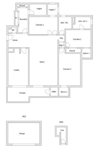 Vue mer exceptionnelle – Appartement familial avec terrasse, garage et cave – Quartier Salario, Ajaccio diapo 13