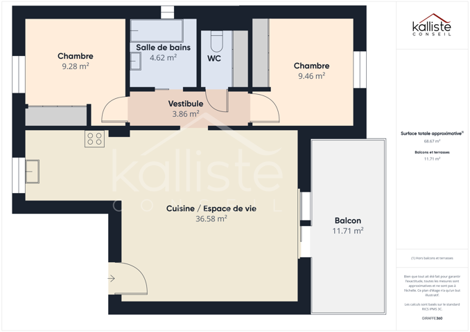 T3 dernier étage avec terrasse et double parking à Propriano diapo 11