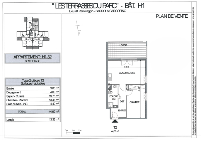 nvestissement clé en main – F2 loué 735 €/mois (dont 43 € de provision charges) – Résidence Les Terrasses du Parc diapo 13