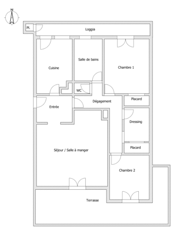 Appartement T3 de 105 m² à rénover avec vue mer panoramique – Résidence des Îles, Ajaccio diapo 14