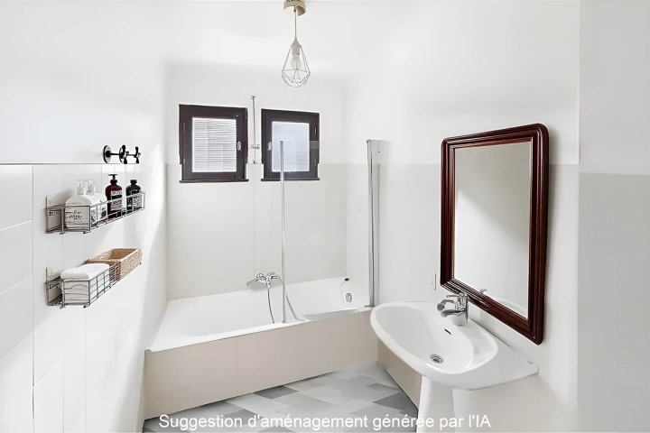 Grand F2 avec CAVE dans petit immeuble, secteur Mezzavia. diapo 4