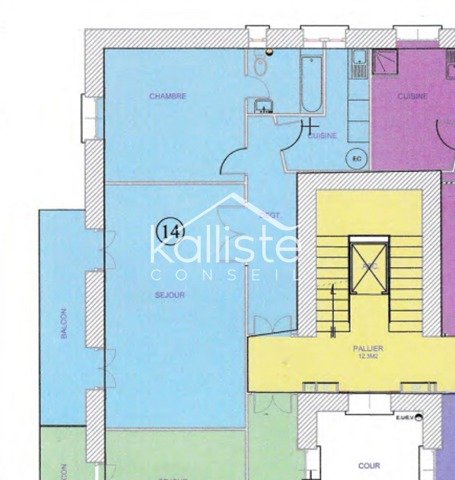 Appartement 3 pièces avec balcon et aperçu mer – Secteur Trottel, Ajaccio diapo 6