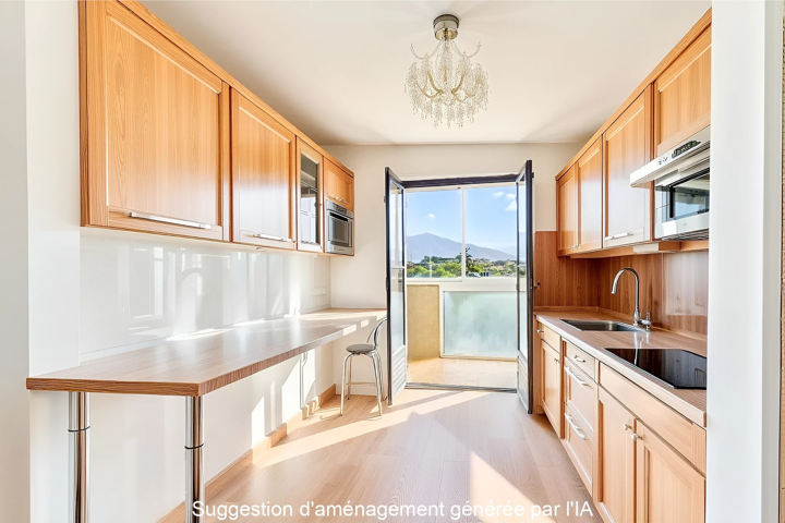 Grand F2 avec CAVE dans petit immeuble, secteur Mezzavia. photo 3 Grand F2 avec CAVE dans petit immeuble, secteur Mezzavia. photo 3