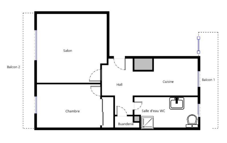 Appartement T2 traversant de 73 m² à Ajaccio Del Pellegrino - photo 6