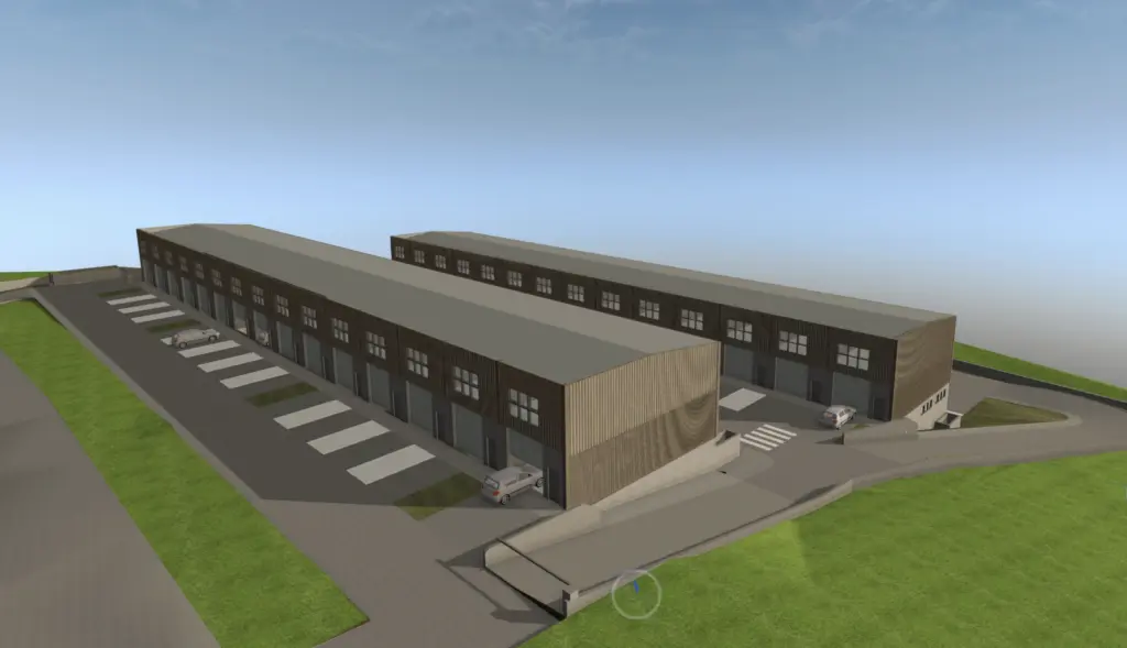 Hangar neuf à vendre – Route du Vazzio – 158m² photo 2