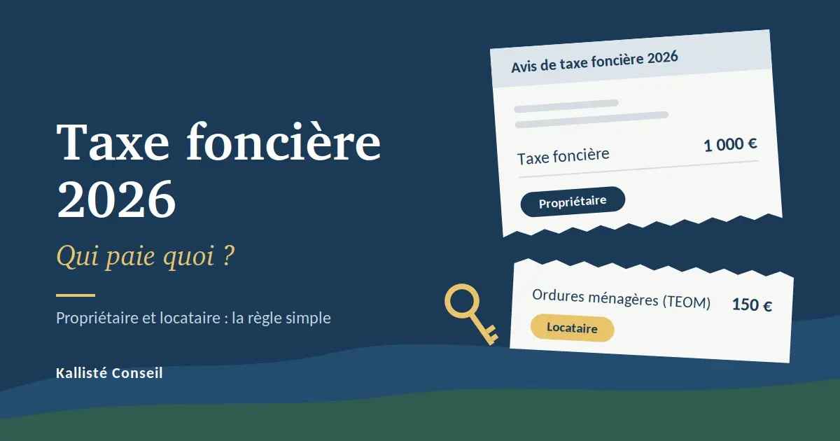Taxe foncière 2026 : que peut récupérer le propriétaire bailleur auprès du locataire ?